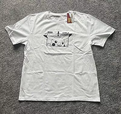 Buy Pokémon Pikachu T Shirt XL White • 8.99£