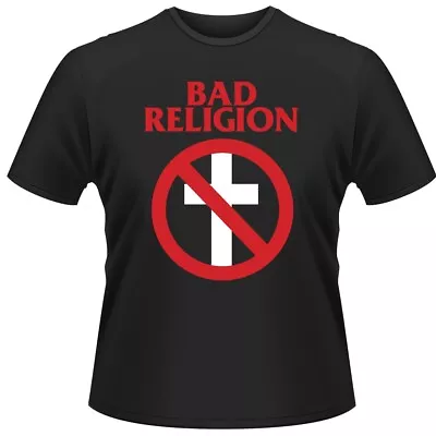 Buy BAD RELIGION CROSS BUSTER T-Shirt Medium BLACK • 21.93£