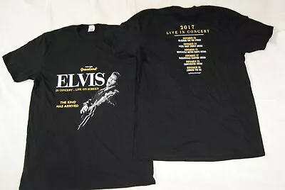 Buy Elvis Presley The King Has Arrived Live 2017 In Concert T Shirt New Official  • 7.99£