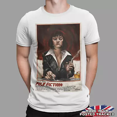 Buy Pulp Fiction T-Shirt Retro Vintage Classic Movie Tee Gift Film Gift UK MIA W • 6.99£
