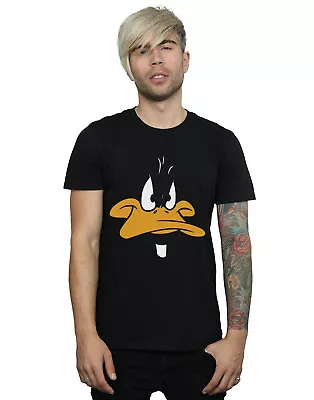 Buy Looney Tunes Men's Daffy Duck Big Face T-Shirt • 13.99£