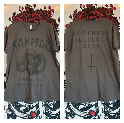 Buy Kampfar Black Metal Band Northern Alliance 2020 Shirt Taake Enslaved Marduk L • 18.63£