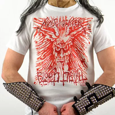 Buy NUNSLAUGHTER Blood Devil WHITE T-Shirt • 28.89£