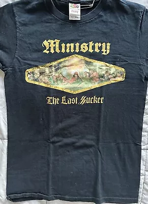 Buy MINISTRY • “The Last Sucker” • Black Tour Shirt Small • RevCo Jorgensen Coil • 12.96£