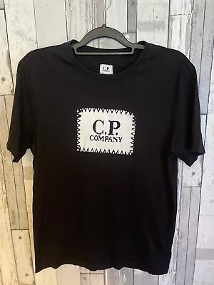 Buy CP Company T Shirt Black Small P2P- 20” Length- 26” • 39.99£