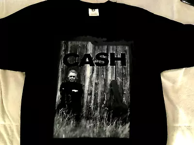 Buy Johnny Cash CASH ‘96 VINTAGE T-Shirt Black, Mens Large UNWORN Perfect Condition • 49£