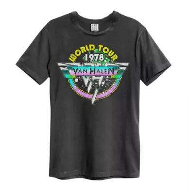 Buy Van Halen - Van Halen World Tour 78 Size L - Chacoal • 26.74£