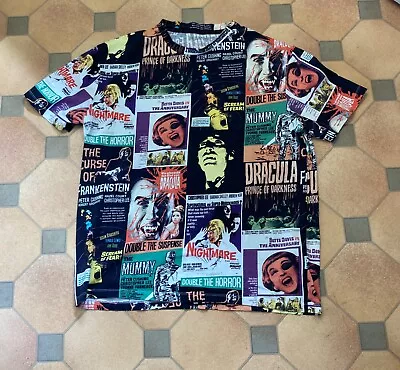 Buy Hammer Horror T-shirt L Large Topman Film Posters Design • 17.99£