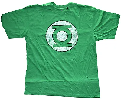 Buy DC Comics Green Lantern Logo Men's Green Big & Tall T-Shirt New • 16.80£