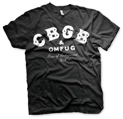 Buy CBGB + OMFUG Punk Rock New Wave Ramones Blondie Official Tee T-Shirt Mens • 19.27£