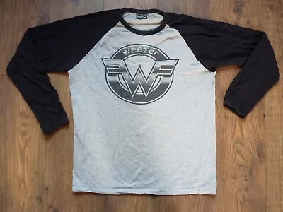 Buy Rare Original Vintage 2002 Weezer Feels Like Summer Tour Long Sleeve T Shirt • 70£