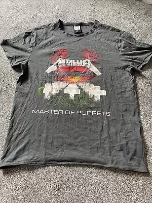 Buy Metallica Master Of Puppets T Shirt Amplified Label Size M (E) • 9.75£