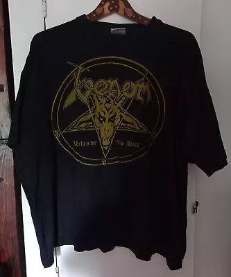 Buy Vintage Venom  Welcome To Hell  T-Shirt Size XL • 20£