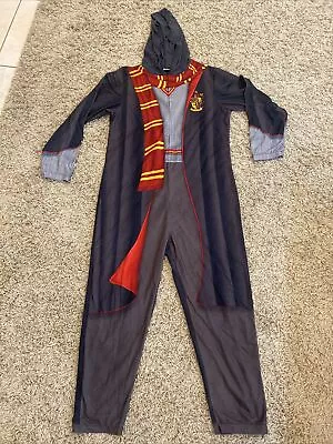 Buy Harry Potter Pajamas Gryffindor Adult XL Fleece Lounge JUMPSUIT Hoodie (B2) • 26.79£