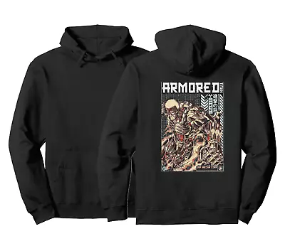 Buy Reinhard Heydrich Armoured Titan AOT Anime Inspired Minimalist Hoodie T Shirt • 19.94£