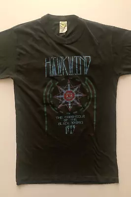 Buy VTG HAWKWIND Tour T Shirt 1985 Chronicle Of The Black Sword S • 70.94£