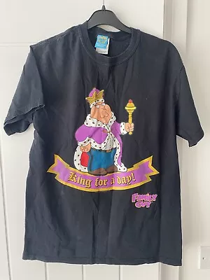 Buy FAMILY GUY (2010) Peter Griffin King For A Day T-Shirt Medium • 12.99£