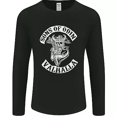Buy Son Of Odin Valhalla Viking Norse Mythology Mens Long Sleeve T-Shirt • 11.99£