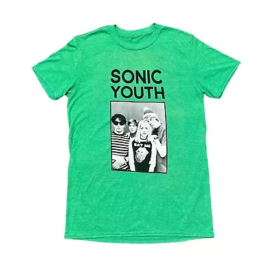 Buy Sonic Youth Shirt Medium Green Indie Rock Band Tee Tour Concert Pixies Nirvana • 56.02£