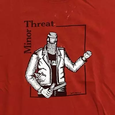 Buy 90S Minor Threat Band T-Shirt Punk • 202.02£
