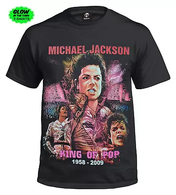Buy New Unisex Michael Jackson King Of Pop T-Shirt Legend Icon 1958-2009 T-shirt Top • 14.99£