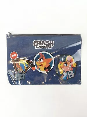 Buy Crash Bandicoot Wallet A4 Waterproof Keepsakes Merch Collectable Bag Zip-up  • 8.99£
