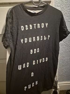 Buy Drop Dead Destroy Yourself Shirt Rare  • 23£