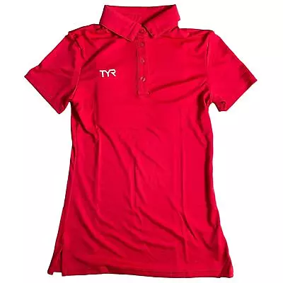 Buy TYR Women's Alliance Coaches Polo Shirt - Red - TPOLCF6A - Size XS - $40 • 18.63£