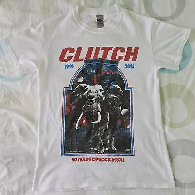Buy Clutch '30 Years Of Rock & Roll' T-Shirt. Size Small. Elephant Riders Brand New. • 5£
