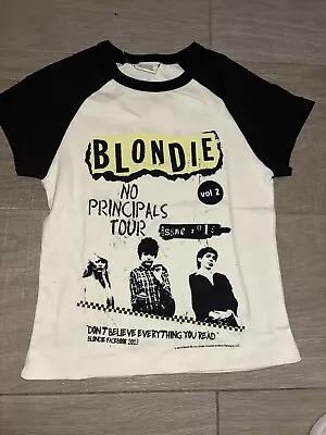Buy Urban Outfitters Blondie Baby Tour T Shirt Size Small  • 14.99£