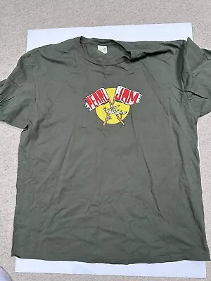 Buy Pearl Jam 2010 Official Tour T-Shirt 2XL • 35£