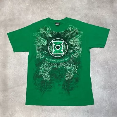 Buy Green Lantern T-Shirt Mens DC Justice League Graphic Tee Green Medium • 20£