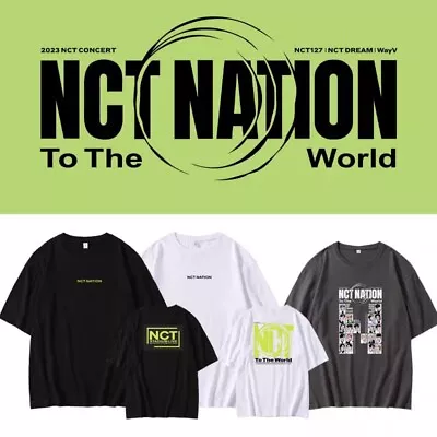 Buy Kpop NCT NATION T-SHIRT TO THE WORLD Tshirt Unisex Cotton TEE NCT127 DREAM • 18.60£