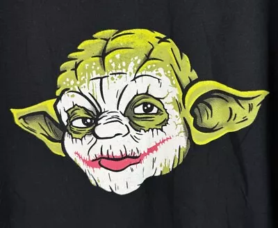Buy UK XL Star Wars/Batman Yoda X Joker Why So Serious T Shirt Gildan Soft Cotton • 7.99£