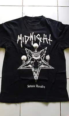 Buy Midnight Satanic Royalty T-Shirt Short Sleeve Cotton Black Men S TO 5xl Be1253 • 19.50£