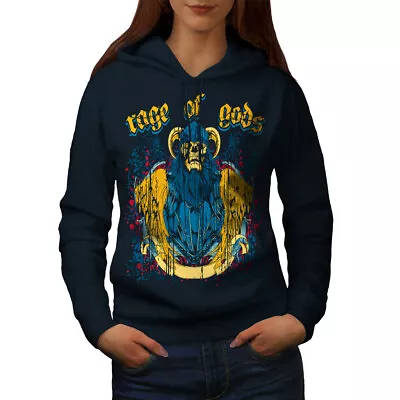 Buy Wellcoda Rage Of Gods Death Legend Womens Hoodie • 31.99£