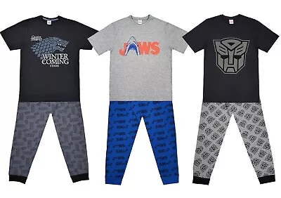 Buy Mens Game Of Thrones Jaws Transformers Pyjamas T Shirt Top Bottoms Fathers Day • 15.99£