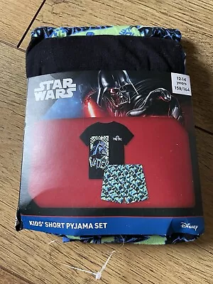 Buy Star Wars Kids Short Pyjama Set 12-14 Years 158/164 Cm Short Sleeve NEW • 8.99£