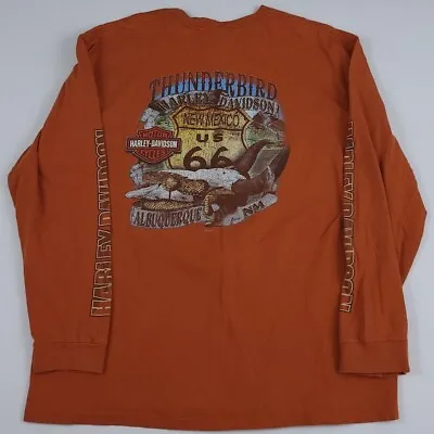 Buy Vintage Y2K Harley Davidson Thunderbird Albuquerque NM Shirt Rare Motorcycle USA • 6.99£
