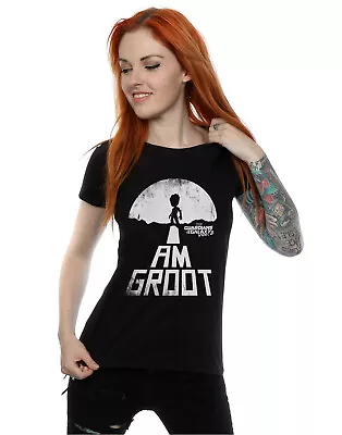 Buy Marvel Women's Guardians Of The Galaxy I Am Groot White T-Shirt • 13.99£