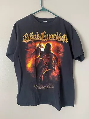 Buy Vintage 2010 Blind Guardian Band Concert Tour Mens T-shirt Adult Large • 32.67£