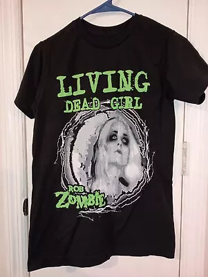 Buy Rob Zombie Living Dead Girl Ladies Medium Black Short Sleeve T-Shirt. • 0.77£