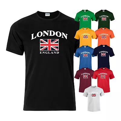 Buy London England Unisex T-Shirt Great Britain Union Jack T Shirt Gift Souvenir • 10.45£