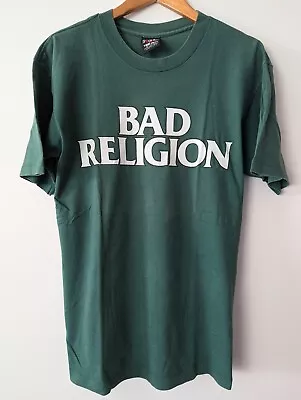 Buy Original Vintage Bad Religion Green Logo T-shirt - Giant Tag - 90s • 152.35£