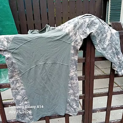 Buy Genuine US Army Troops Field BDU Digital ACU Camo Shirt Military Issue • 0.99£