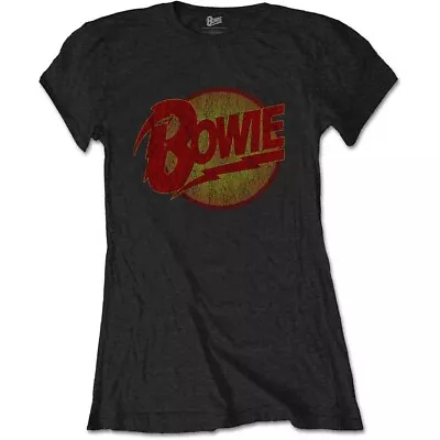 Buy Ladies David Bowie Logo Official Tee T-Shirt Womens • 14.99£
