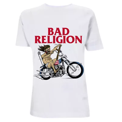 Buy Bad Religion American Jesus White Heavy Official Tee T-Shirt Mens • 15.33£