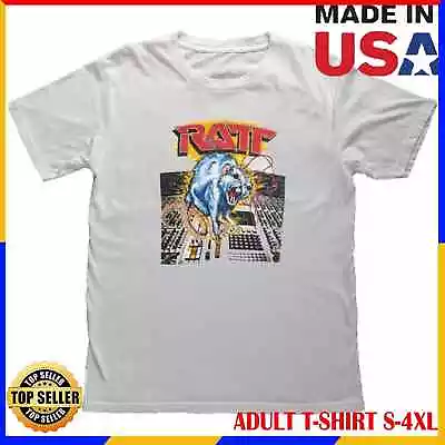 Buy Vintage Ratt T-Shirt Retro Music Tour 1984 Graphic Tee White Gift Fans Unisex • 19.60£