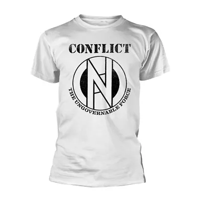 Buy Conflict - Standard Issue (White) (NEW MENS T-SHIRT) • 11.69£