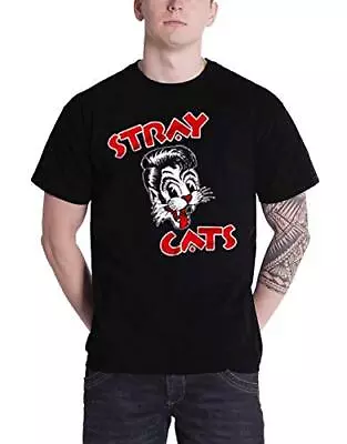 Buy STRAY CATS - CAT LOGO - Size L - New T Shirt - N72z • 17.43£